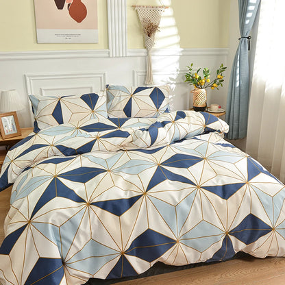 Karostil Bettwäscheset – Atmungsaktiver Bettbezug mit Kissenbezug für Einzel-/Doppelbett